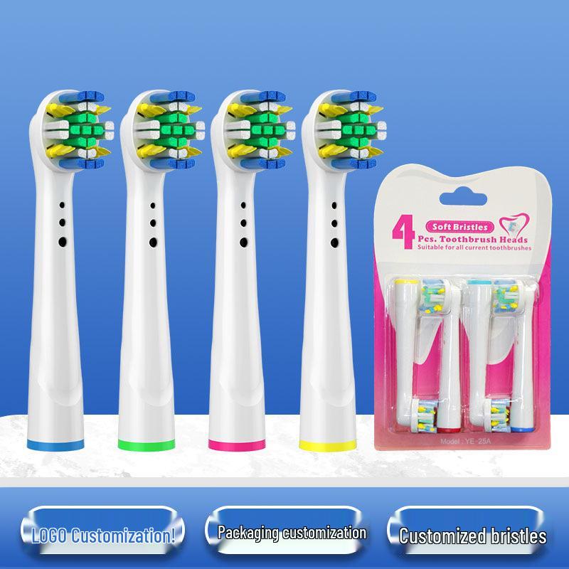 Oral-B Compatible iO Electric Toothbrush Replacement Heads - Soft Bristles, Round Head