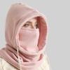 Balaclava For Men Women Windproof Ski Mask Winter Warm Hood Polar Fleece Hat Scarf Integrated For Cycling Outdoor Sports