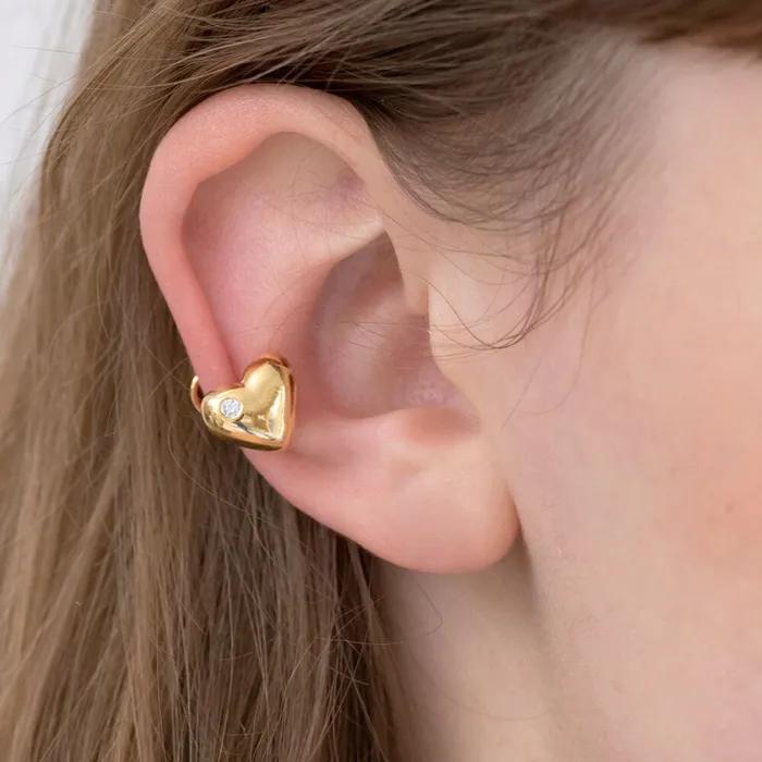 Volume Heart Earcuff