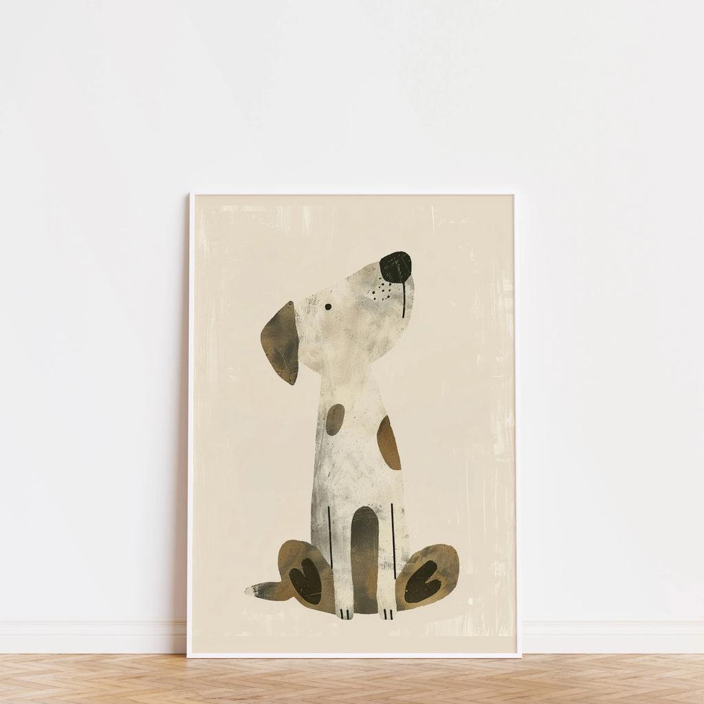 Minimalist Animal Aesthetics Poster Cute Funny Forest Animals Wall Art Parenting Kids Room Baby Room Home Office Decor