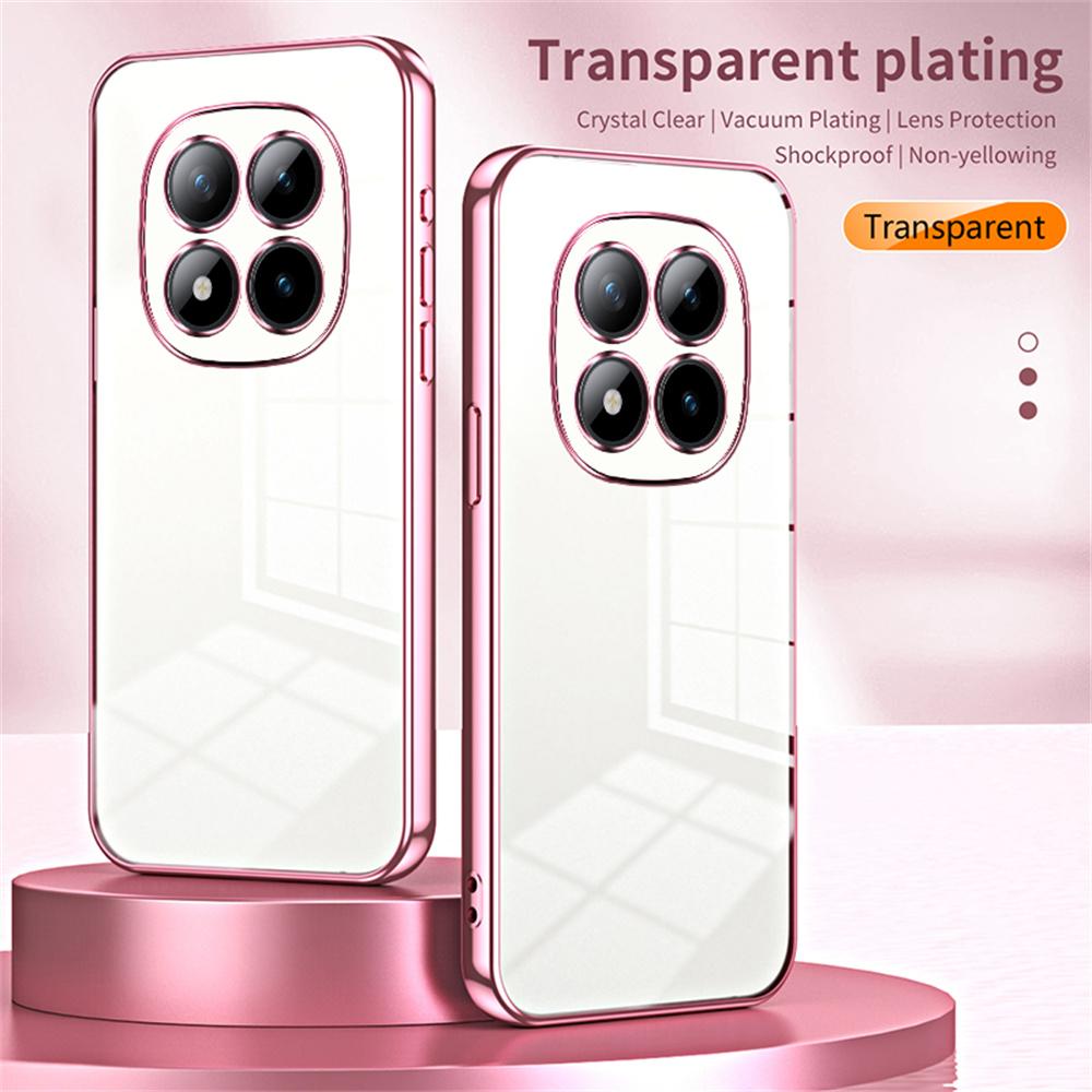 For Xiaomi Poco M8 Pro 5G/Redmi Note 15 Pro+ 5G (Global) Case Electroplating Frame Soft TPU Phone Cover