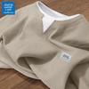 JEANSWEST LIFE Men's Waffle Grid Long Sleeve T-Shirt
