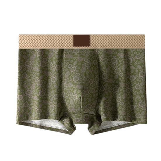 

Мужское нижнее белье боксеры со средней посадкой, эластичным поясом, U-выпуклыми трусами, с цветочным узором, пижамное нижнее белье для повседневной носки 3XL