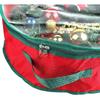 2Pcs 16Inch Christmas Wreath Storage Bag,Portable Artificial Wreaths Organizer Container with Dual Zippered Transparent Window & Handles