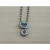 Used Justin Davis Crown Necklace Silver 925 Ball Chain