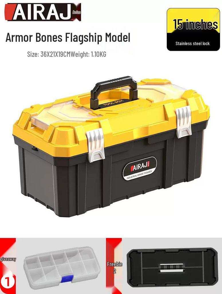 Arieze Handheld Tool Storage Box for Household and Industrial Use