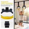 With Straps Gymnastic Rings Non-Slip Fitness Exercise Ring Pull Up Bar  Gymnastics Equipment
