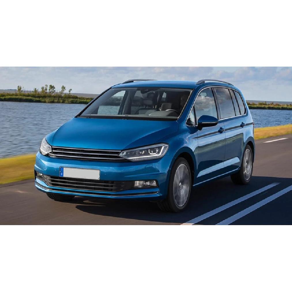 Front Bumper Grille Lower Racing Grill Cover Decorative Bright Strip For Volkswagen VW Touran 2016 2017 2018