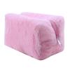 Fur Makeup Bags for Women Soft Travel Cosmetic Bag Organizer Case Young Lady Girls Make Up Case Necessaries 1 Pc Solid Handbags