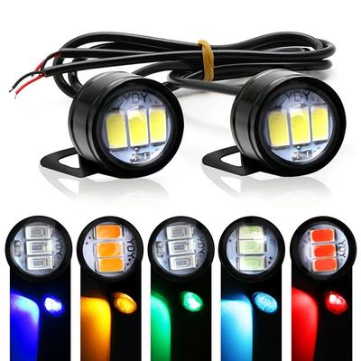 2PCS Eagle Eye Mirror Light DRL Backup Bulbs Car Auto Motor Led Turn Signal Reverse Parking Brake Trunk Lamp Daylight Waterproof