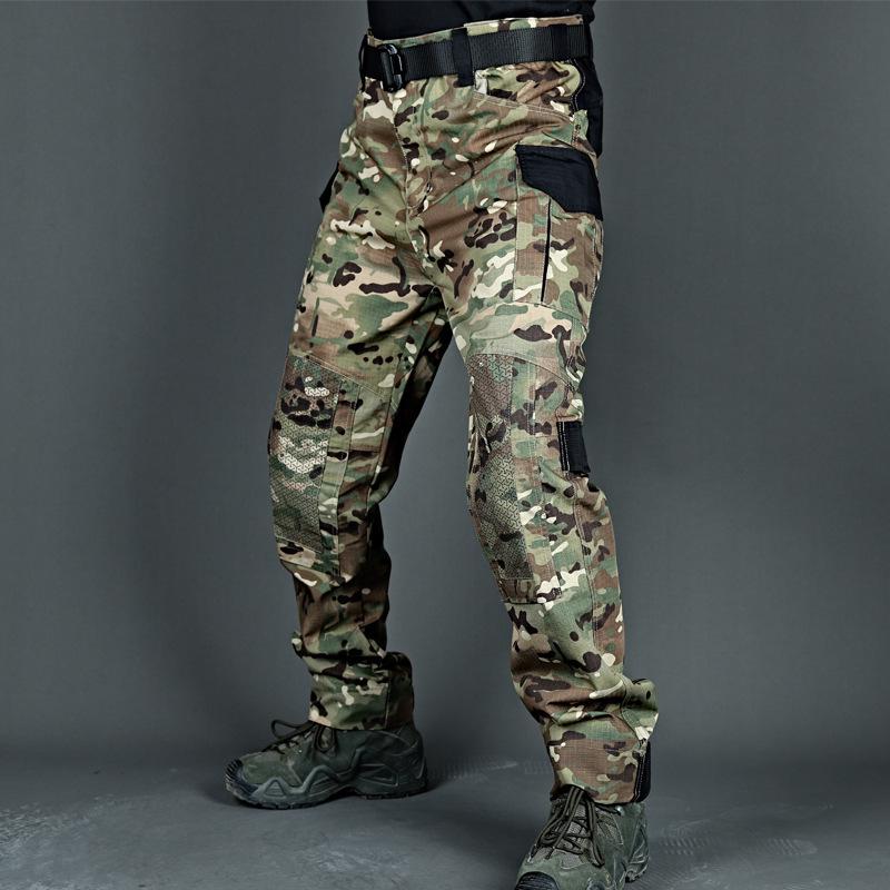 2022 Men's Wear-Resistant Striker Plaid Tactical Work Pants - 65/35 Blend