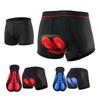 Roupa íntima de ciclismo respirável, de secagem rápida e para todas as estações, com enchimento de silicone