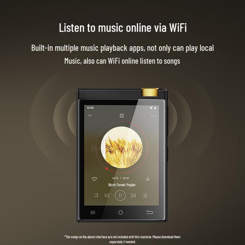 Lecteur de musique HiFi sans perte Fanmu BF31 prise CN (adaptateur inclus)