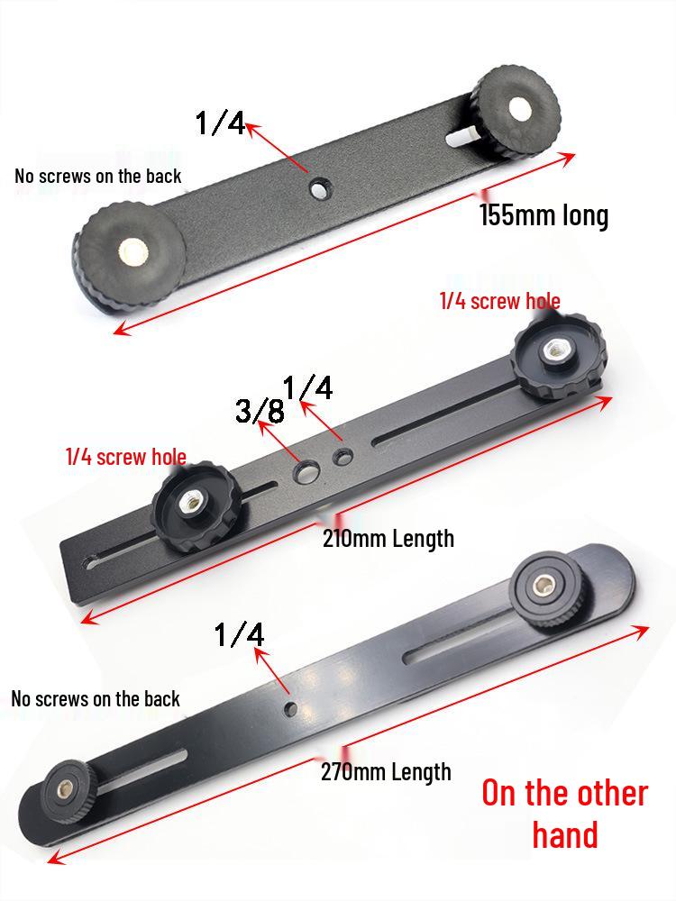 Doppelfunktions-Metall-Verlängerungsbügel mit Handyhalterung und Fülllicht für vertikale/horizontale Übertragungen
