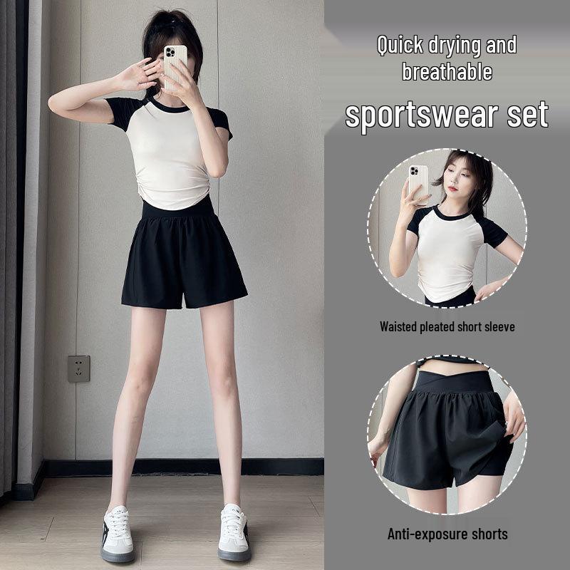 Women's 2025 Activewear Set: Quick-Dry Yoga, Running, Badminton, Hiking, Fitness Shorts