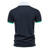 Men's Polo Shirt Summer Lapel Breathable Sports Patchwork Pocket