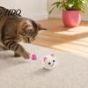 Katzen-Spielzeug Plüschmaus Ball Weicher Flauschiger Ball mit Glöckchen Kätzchen