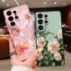 Lotus Sunflowers Pattern Case For Samsung Galaxy S26 Ultra S25 Edge S24 Plus S23 FE S22 A17 A54 A55 A56 A57 5G Magnetic For Magsafe Matte Cover
