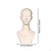 Female Manikin Head Display Stand Hat Rack Holder for Hairpieces Necklace
