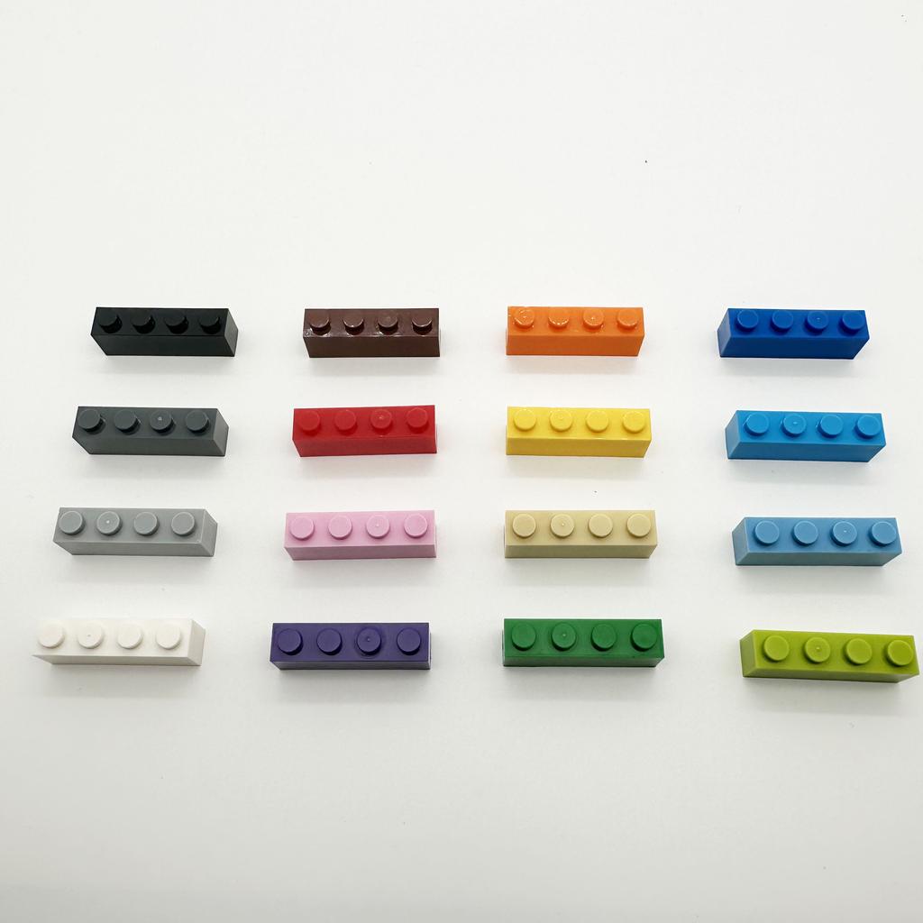 DIY Thick Figures Bricks 1x4 Dots Building Block Educational Classic Brick Compatible Leduo 3010 Plastic Toys For Children