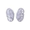 Elegant Zircon Butterfly Wing Stud Earrings, S925 Silver Needle - Versatile High-End Women's Jewelry