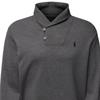Polo Ralph Lauren Solid Color Logo Embroidered Loose Fit Crew Neck Drop Shoulder Sweater Men Sweater Gray 710877989-004
