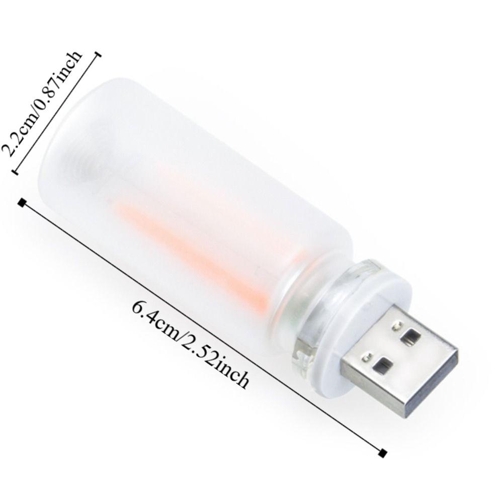 Touch Control USB Night Light Dimmable LED Filament Light Bulb  Car Interior