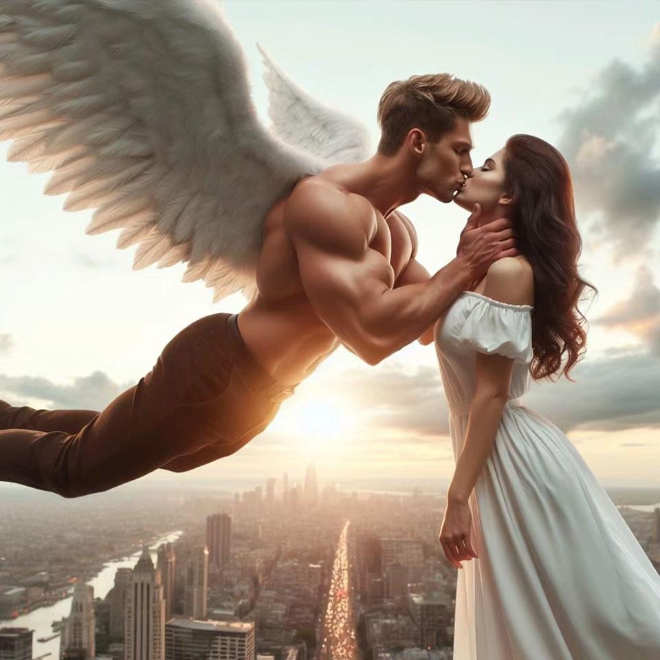 

5D Алмазная картина Религиозный поцелуй ангела Алмазная вышивка Мозаика DIY Вышивка крестом Украшение дома Акция Full Round 30x30CM