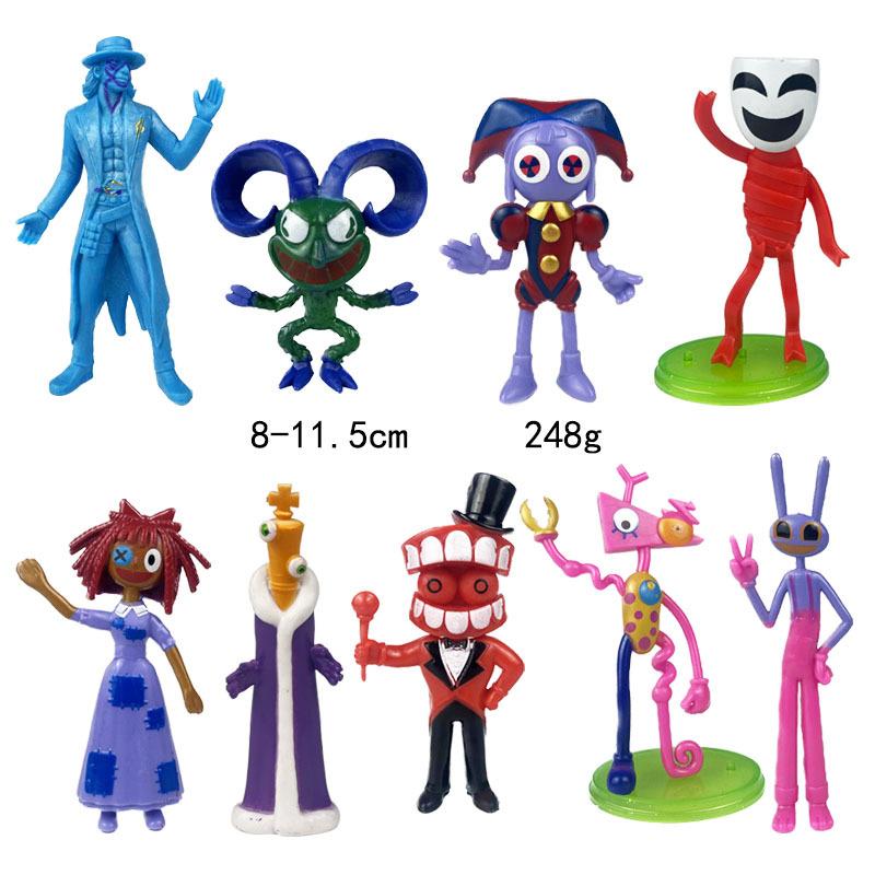 Nová Roztomilá Postavička ze Série The Amazing Digital Circus Kreslená Postavička Model Kreativity Stolní Hračka Merch Dárek pro Přátele