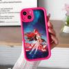 HSR Himeko Thicken TPU Mobile Phone Case for iPhone 17 16 15 14 13 12 11 Air Pro Max Plus Colorful Cover