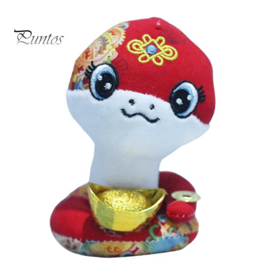 

Китайський Новий Рік Плюшева Змія 2025 Зодіак Lucky Snake Фігурка М які Тварини Талісман Лялька Іграшка для Весняного Фестивалю Подарунки C