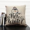 Cute Cartoon Animal Cushion Cover Funny Penguin Pillow Case Bedroom Living Room Sofa Decoration Pillowcase 45x45 Children's Gift