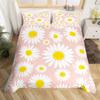 Daisy Duvet Cover Botanical Floral Bedding Set Microfiber Natural Blossom Flower Pattern Comforter Cover King For Boys Girl Room