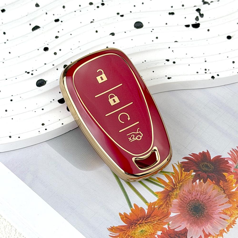 TPU Car Key Fob Cover Case for Chevrolet 2017-2019 Chevy Malibu Camaro Cruze Traverse Sonic Volt Bolt Equinox Spark Blazer Onix