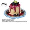 Dessert Squeeze Toy Simulated Cake Food-Grade Silicone Slow Rebound Stress Sensory Ball Relief Blueberry Pudding Shape Soft Decompression Adult