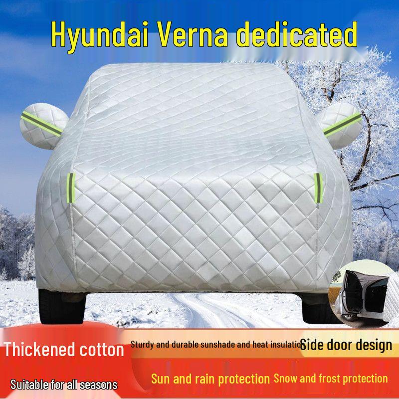 Hyundai Yue Na 2020 Car Cover: Sun & Rain Protection, Dustproof, Heat Insulation, Thick Sun Shade.
