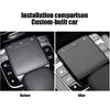 BOHISEN Car Center Console Mouse Protect Cover TPU Touchpad Cover Accessories for Mercedes Benz A B CLA GLE GLS GLB GLA 2020-2022 (Black)