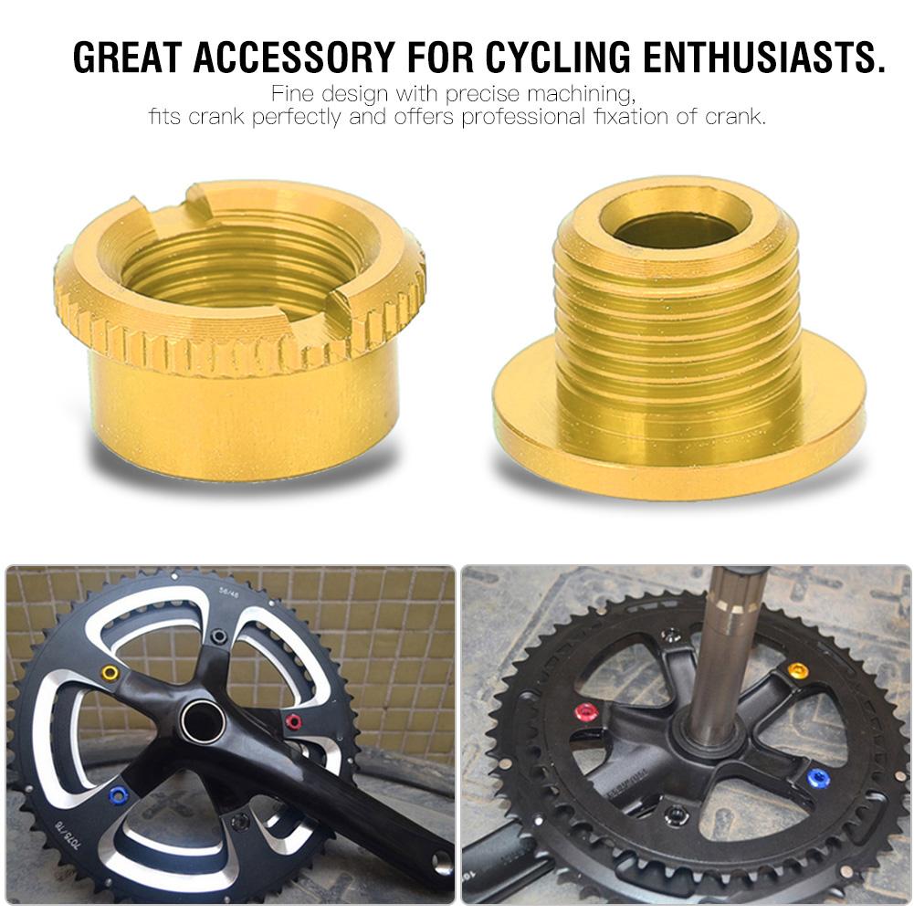Bikes Road Bicycles Chainwheel Screws Bolts & Nut Parts for Single Dental Plate Gold