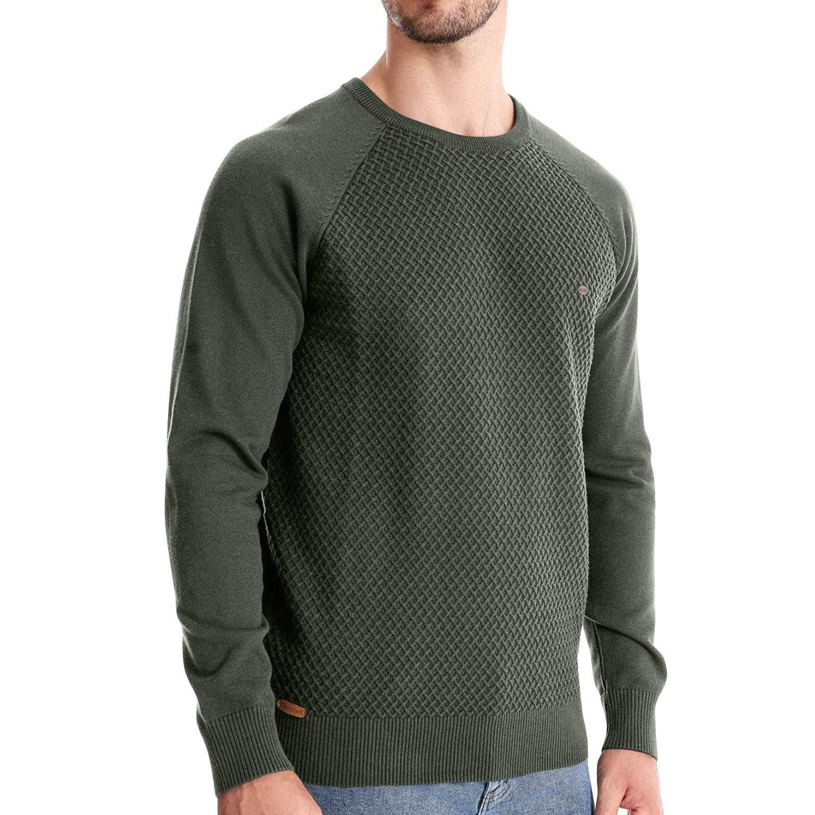 

Мужская однотонная толстовка с рукавами реглан, мужская свободная однотонная повседневная толстовка с длинным рукавом и круглым вырезом M