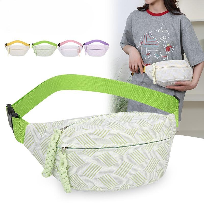 The Crossbody Bag Is Cute and Casual, The Waist Bag Is Fresh and Niche, and The Sporty Girl's Forest-style Chest Bag Is Trendy