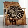 Ethnic Tribal Patterns Personalized Name Blanket Throw Customizable Blanket Ultra-Soft Great for Picnics Office Chair Sofa Nap Four Seasons Universal