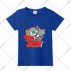 Tom and Jerry Cute T-shirts Cartoon Anime Pattern Printed Short Sleeve Unisex Summer Clothes Comfortable Breathable T-shirt Gift