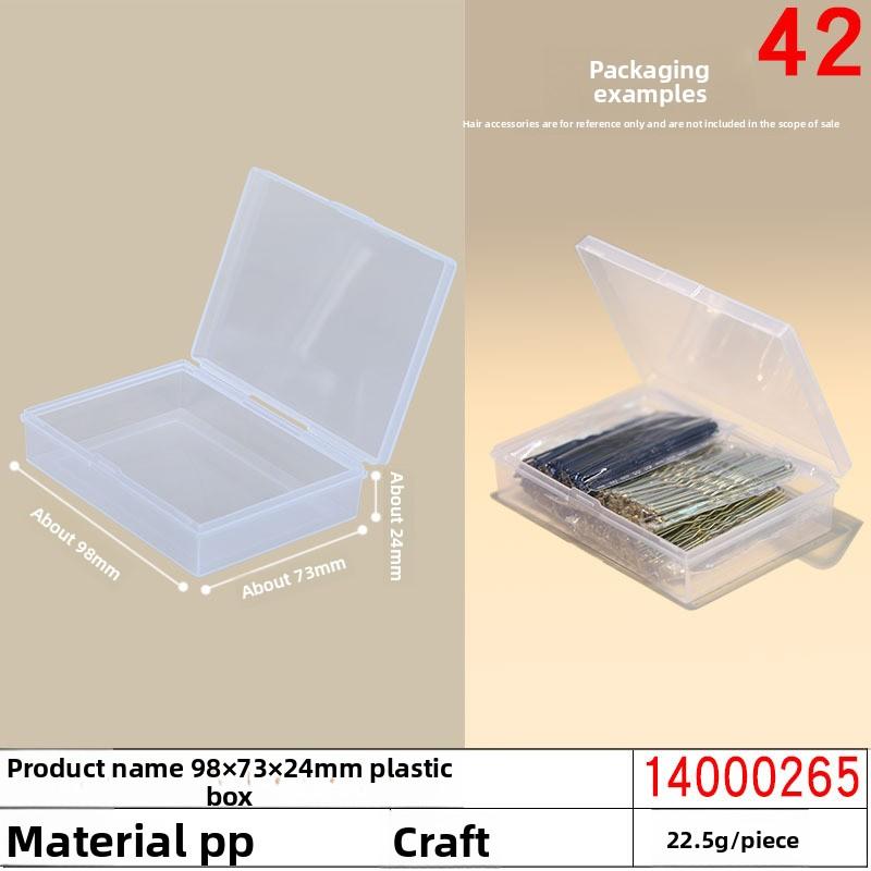 Black Steel Clip Box Contains A Straight Clip for The Bride's Updo Hairstyle Bangs Clip Wavy Hair Clip and Hair Accessory