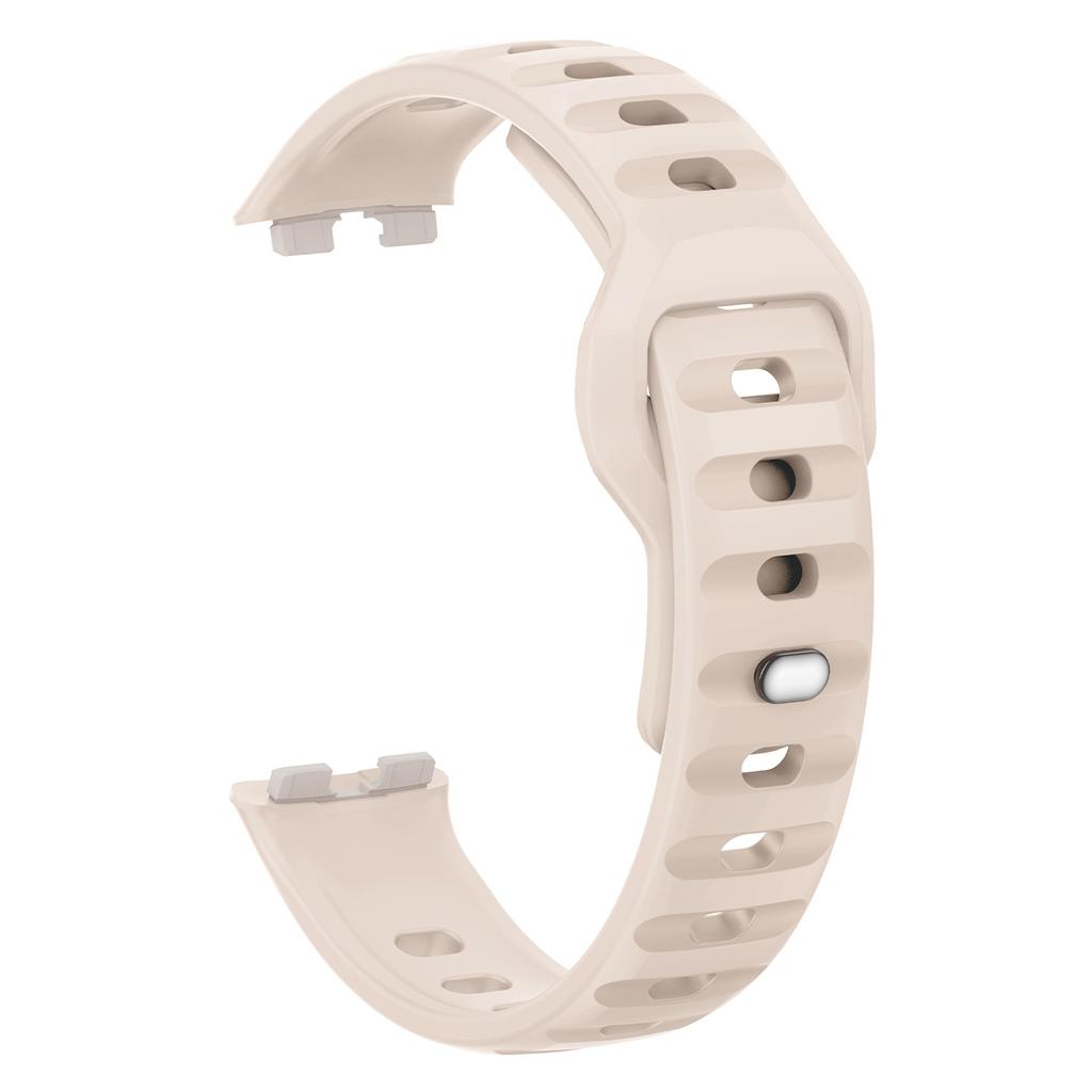 Silikonarmband für Huawei Band 10 NFC/10/9 NFC/9/8 NFC/8 Smart Armband Design mit umgekehrter Schnalle und Rillendesign