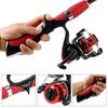 Sougayilang Mini Portable Fishing Rod Reel Lures Combo Telescopic Fishing Pole and Spinning Reel  Fishing Lure