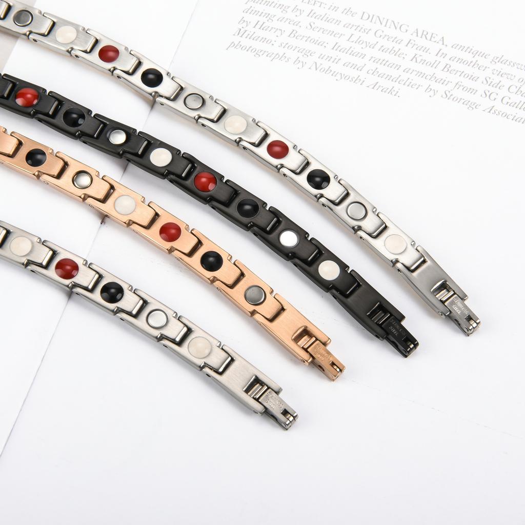 Couples' Accessories Fashionable Energy Magnetic Alloy Bracelet Magnetic Bracelet for Women and Man