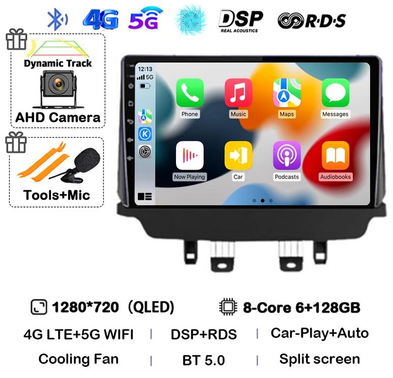 Android 14 Wireless Carplay Auto Car Radio For Mazda CX-3 CX3 Mazda 2 DK 2014 - 2021 Multimedia Video Player GPS Stereo WIFI+4G