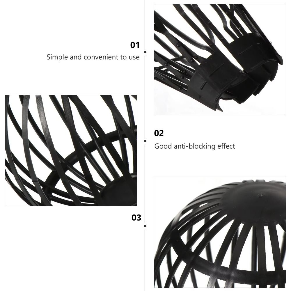 4pcs Expandable Gutter Filter Low Maintenance Gutter Guard Downspout Filter  Gutter Rooftop