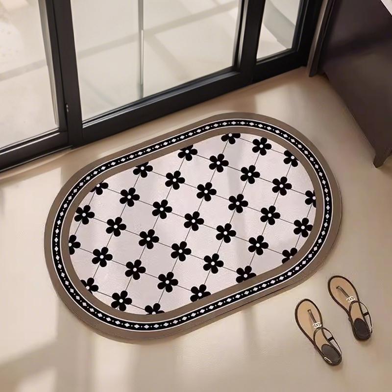 American diatom mud floor mat bathroom mat absorbent foot mat toilet toilet quick drying non-slip door mat carpet dirt-resistant