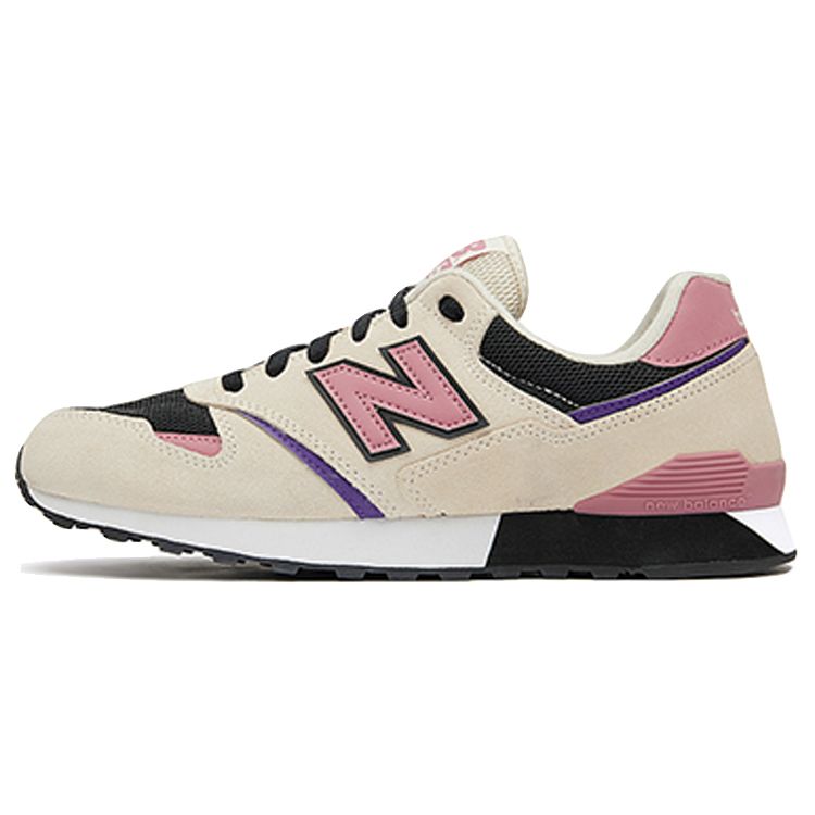 New Balance NB 446 Comfortable Daily Mesh Low-Top Running Shoes Unisex Sneaker Off-White Pink U446GC1